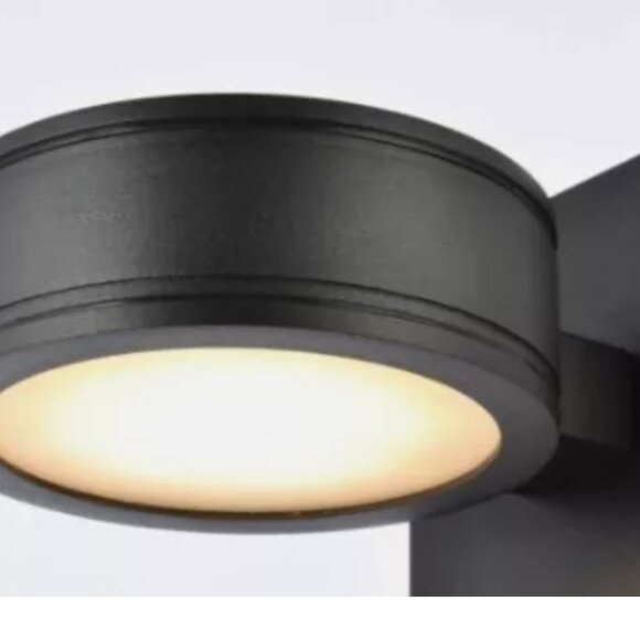 Raine 5 inch Black Outdoor Wall Light - Picture 3 of 4